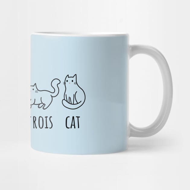 Un deux trois cat cute cats by crealizable